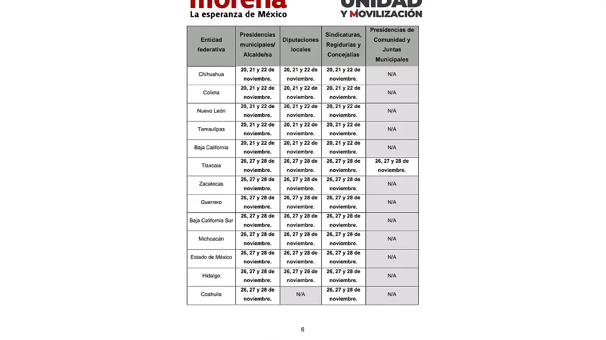 convocatoria mmorena